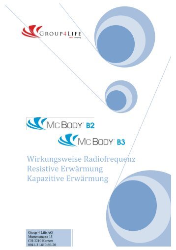 Wirkungsweise Radiofrequenz Resistive Erwärmung Kapazitive ...