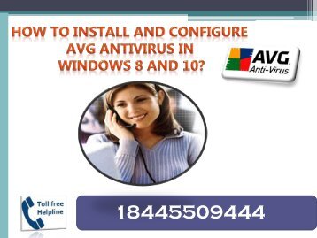 Call on AVG antivirus Customer Care @ 18445509444