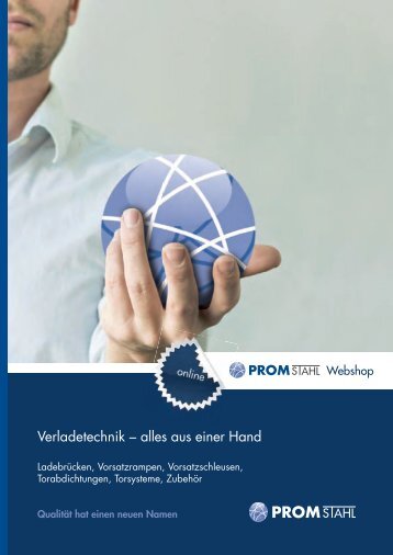 Produktbroschüre - PROMStahl GmbH