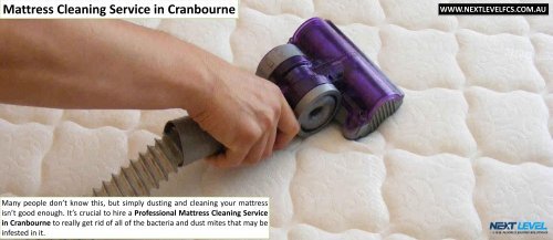Mattress Cleaning Service in Cranbourne