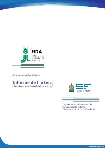 Informe de Cartera