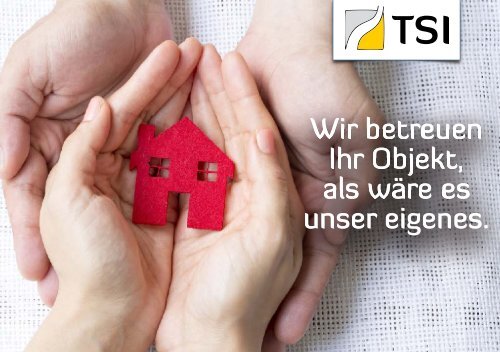 Facility Managment Leistungen von TSI – Thomas Schmidt Immobilien –