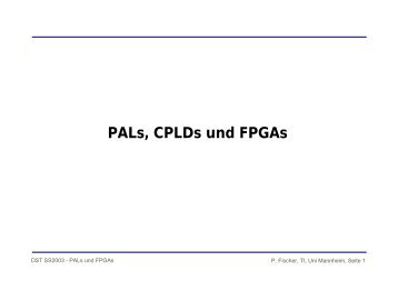 PAL, CPLD und FPGA