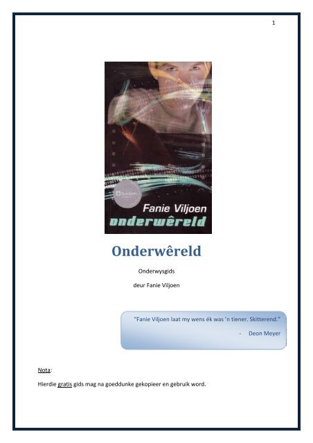 Onderwereld Onderwysersgids 2