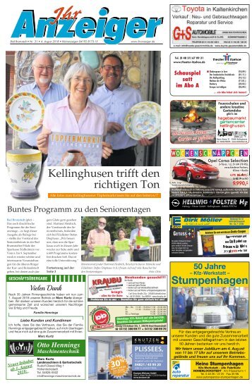 Ihr Anzeiger Bad Bramstedt 31 2018