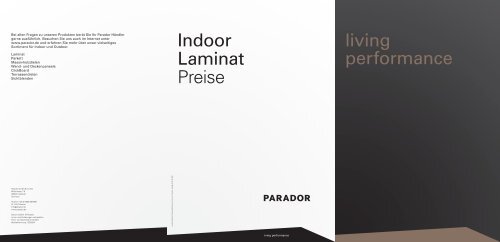 living performance Indoor Laminat Preise