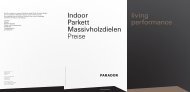 living performance Indoor Parkett Massivholzdielen Preise