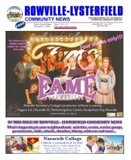 July 2011 - Rowville Lysterfield Comunity News