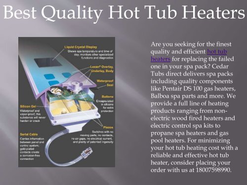 Best Quality Hot Tub Heaters