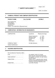 Safety Data Sheet, Duro-Tak 8693 - FuturA Shop