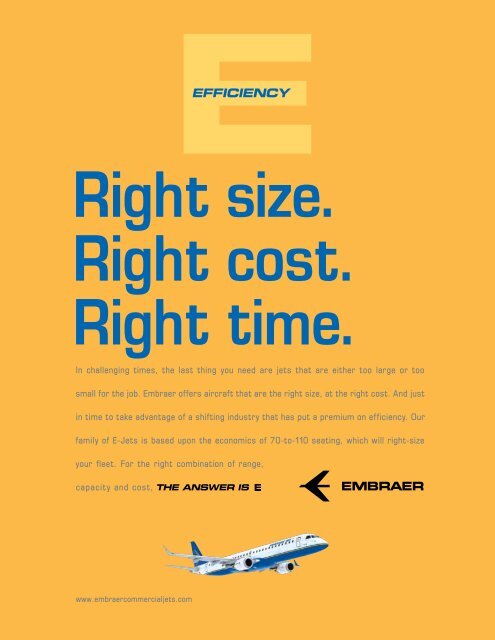 Right time. - Regional Airline Association