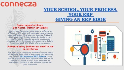 Complete ERP system for School Management | ERP Software & Marketing System – Connecza