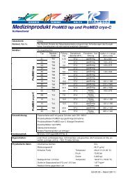 Medizinprodukt ProMED lap und ProMED cryo-C - Riessner Gase