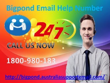 Recover It With Bigpond Email Help Number|1-800-980-183