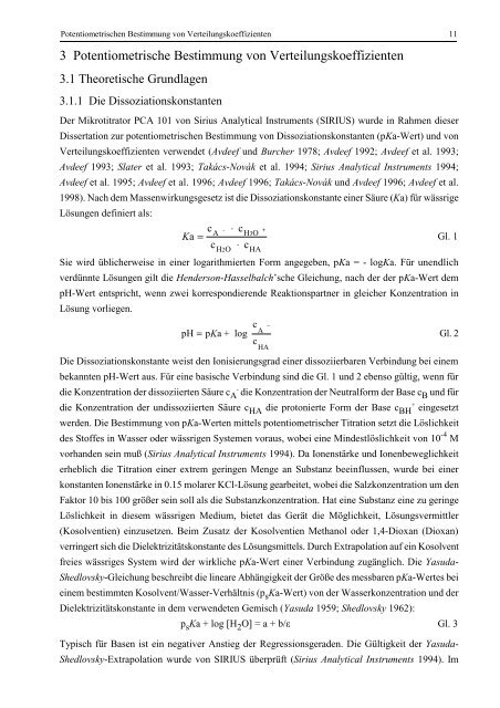 Quantitative Analyse von Arzneistoff-Membran-Wechselwirkungen ...