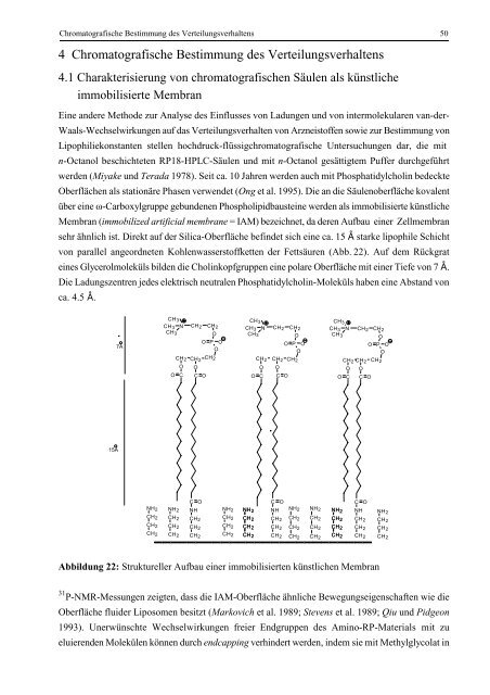 Quantitative Analyse von Arzneistoff-Membran-Wechselwirkungen ...