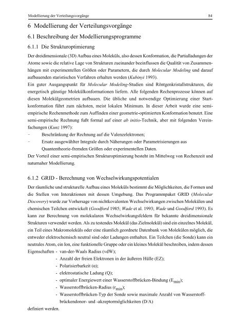 Quantitative Analyse von Arzneistoff-Membran-Wechselwirkungen ...