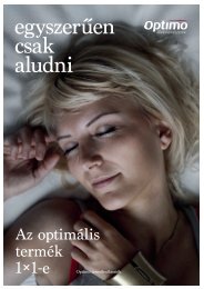 egyszerűen csak aludni - Optimo