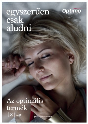 egyszerűen csak aludni - Optimo