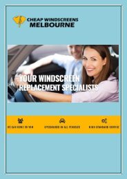 Hassle-Free Car Windscreen Replacement in Melbourne