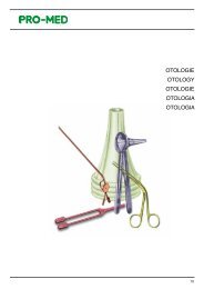 Otologie (PDF, 2.567 KB) - PRO-MED Instrumente GmbH