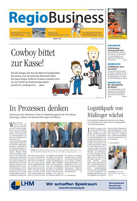 REGIOBUSINESS NR. 194 - 08/2018