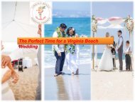 The Perfect Time for a Virginia Beach Wedding