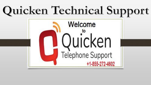 Quicken Technical Support Phone Number