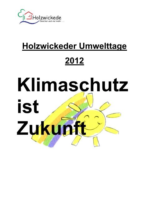 Holzwickeder Umwelttage 2012 - Gemeinde Holzwickede