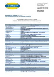 HOMEDA Testsatz mit 186 Mitteln - Homeda Pharma GmbH