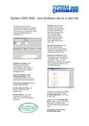 System 2000 SHK - eine Software die es in sich hat - Fachverband ...