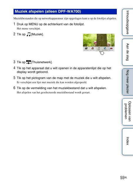 Sony DPF-W700 - DPF-W700 Consignes d&rsquo;utilisation N&eacute;erlandais