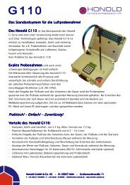 Datenblatt Honold G110 RL - Honold Umweltmesstechnik