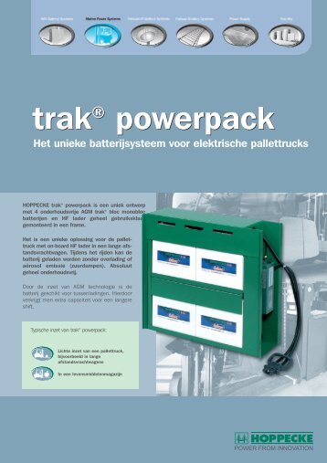 trak® powerpack trak® powerpack - Hoppecke