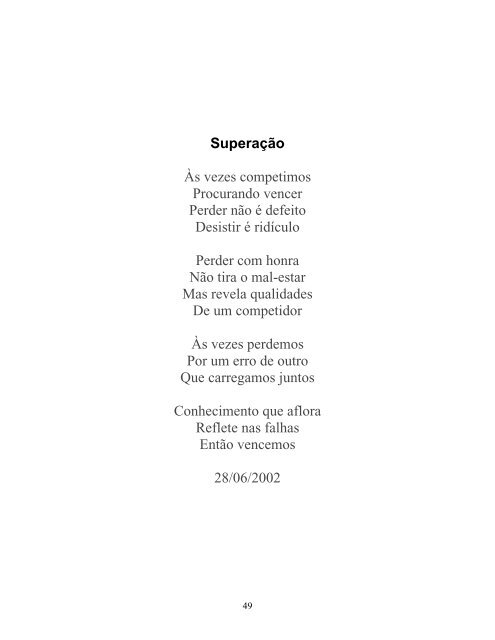 Soneto - Convite Para Sonhar