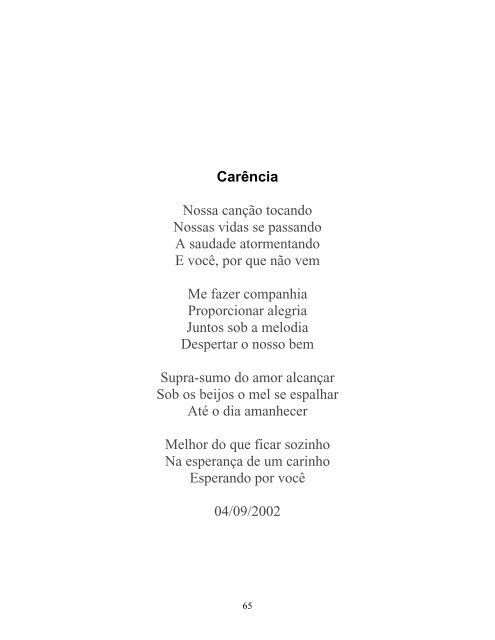 Soneto - Convite Para Sonhar