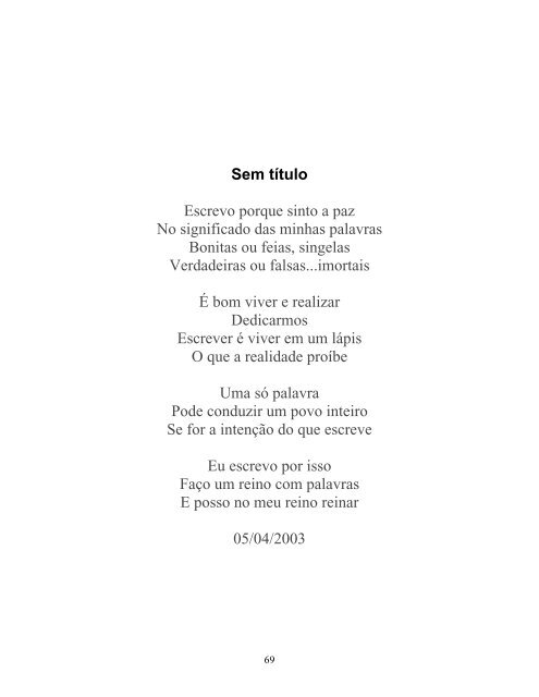 Soneto - Convite Para Sonhar