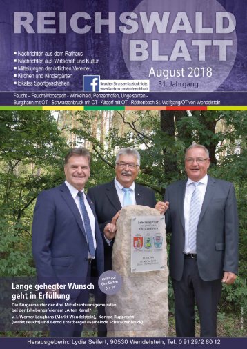 Reichswaldblatt August 2018