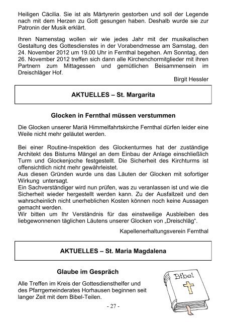 Gottesdienstordnung vom 24.11. - 21.12.2012 - Horhausen ...