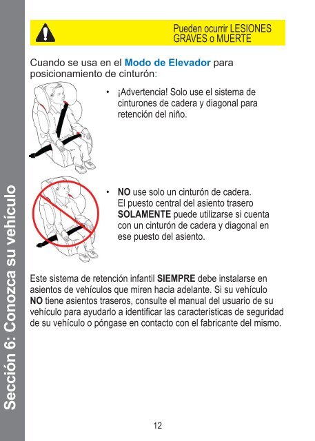 Manual de Instrucciones del ProSPORT - Recaro