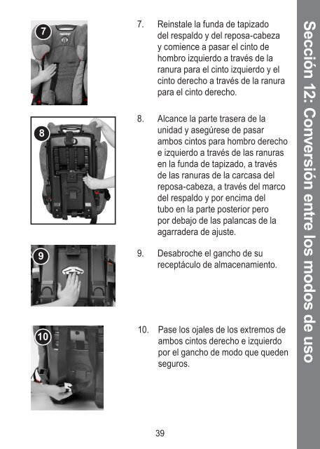 Manual de Instrucciones del ProSPORT - Recaro