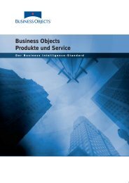 Business Objects - Gadola Information Systems GmbH