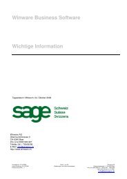 Winware Business Software Wichtige Information - Gadola ...