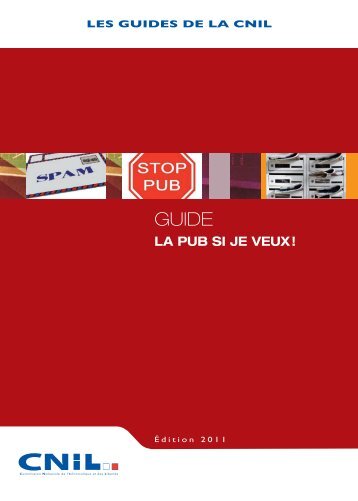 Guide "La pub si je veux" - Cnil