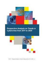 © 2011 – Prospective Analysis on Trends in Cybercrime ... - McAfee