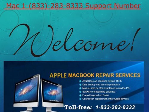 Dial (1-833-283-8333) MAC Phone Number