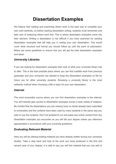 masters dissertation examples pdf free