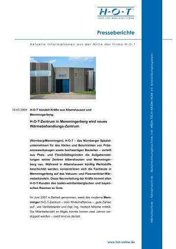 Presseberichte - Hot