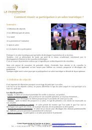 Comment réussir sa participation à un salon touristique ? - Comité ...