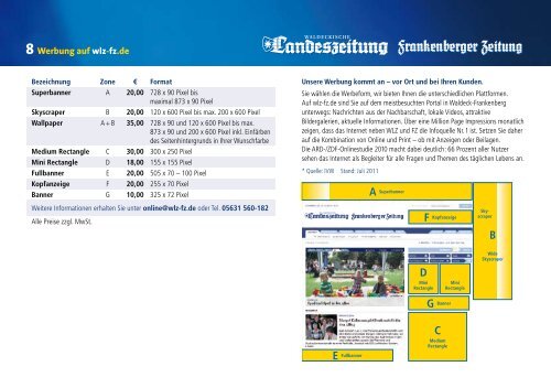 Mediadaten 2012 - Die-Zeitungen.de